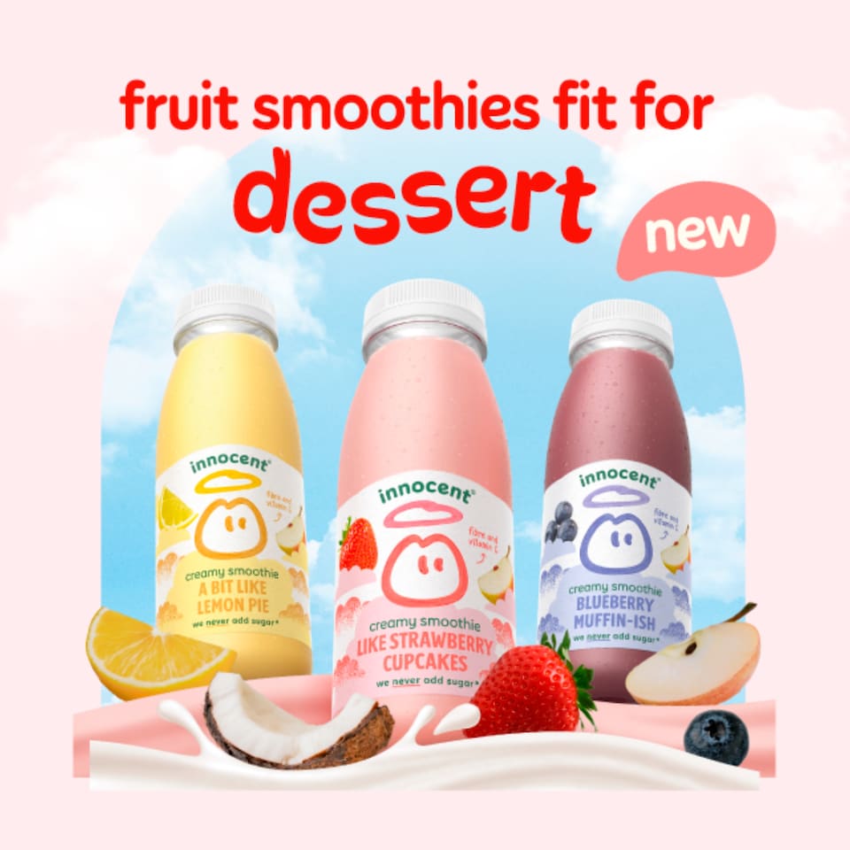 image 1 of innocent Like Strawberry Cupcakes Creamy Smoothie 750ml