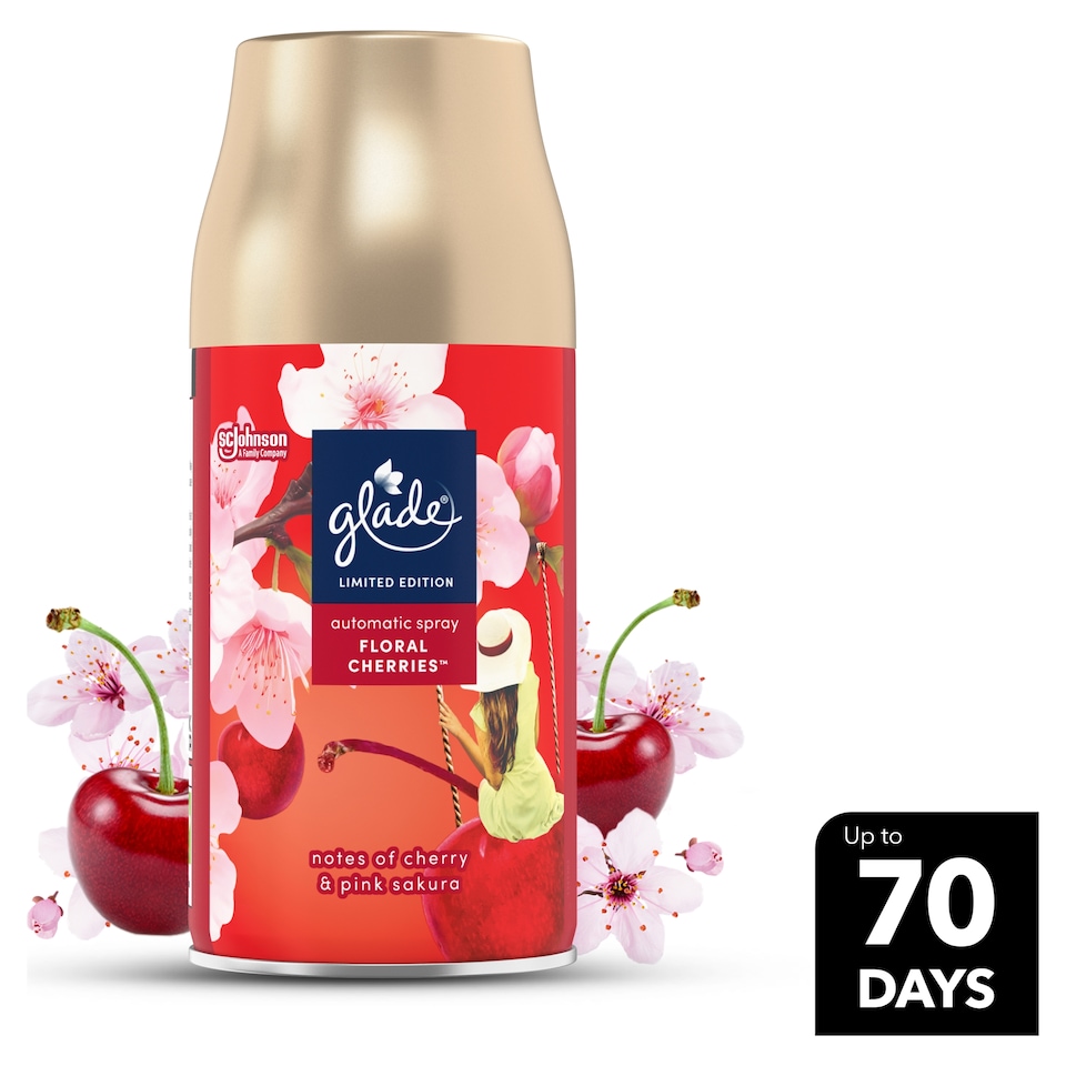 image 1 of Glade Automatic Spray Refill Frosted Floral Cherries 269ml