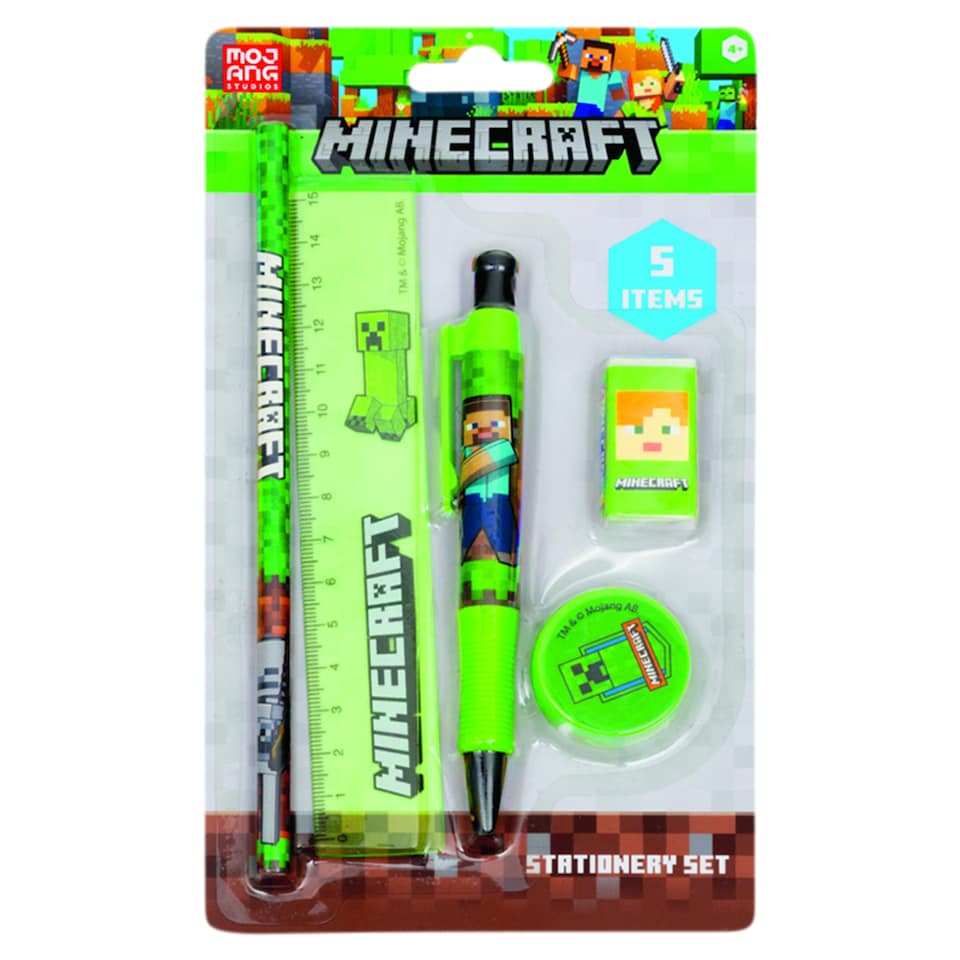 Minecraft Stationery Set