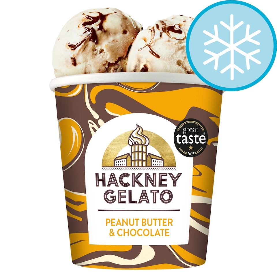 Hackney Gelato Peanut Butter & Chocolate 460Ml