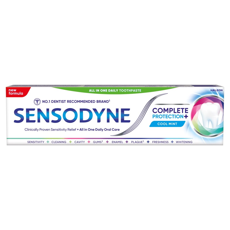 obrázok 1 z Sensodyne Complete Protection+ Cool Mint zubná pasta s fluoridom 75 ml