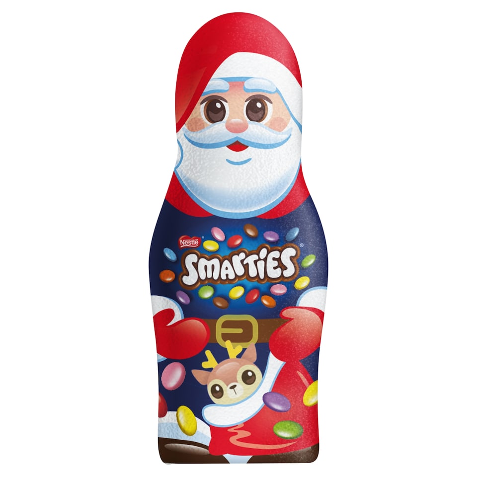 image 1 of Smarties Milk Chocolate Santa Claus with Milk Chocolate Sugar Dragées 18,7 g