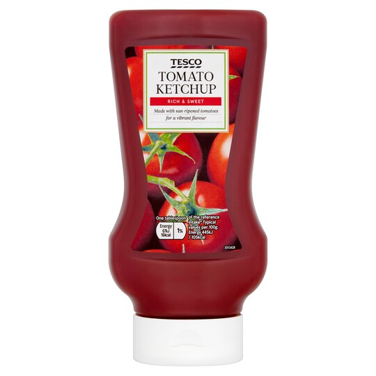 Tesco Top Down Tomato Ketchup 550G Tesco Groceries