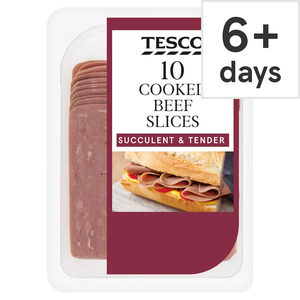 Tesco Cooked Beef Slices 125g