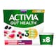image 1 of Activia Rhubarb & Mixed Fruit Low Fat Gut Health Yoghurt Multipack 8x115g