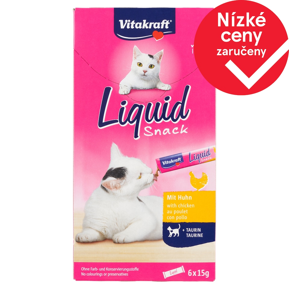 Vitakraft Liquid Snack 6 x 15g (90g)