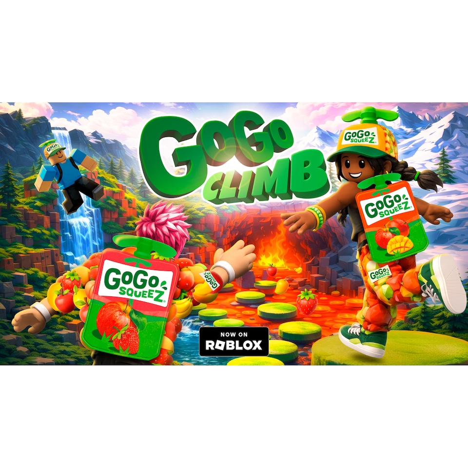 image 1 of GoGo squeeZ Fruit Smoothie Snack Apple and Strawberry 4X90g