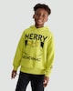 image 1 of The Grinch Merry Grinchmas Cotton Rich Hoodie in Green