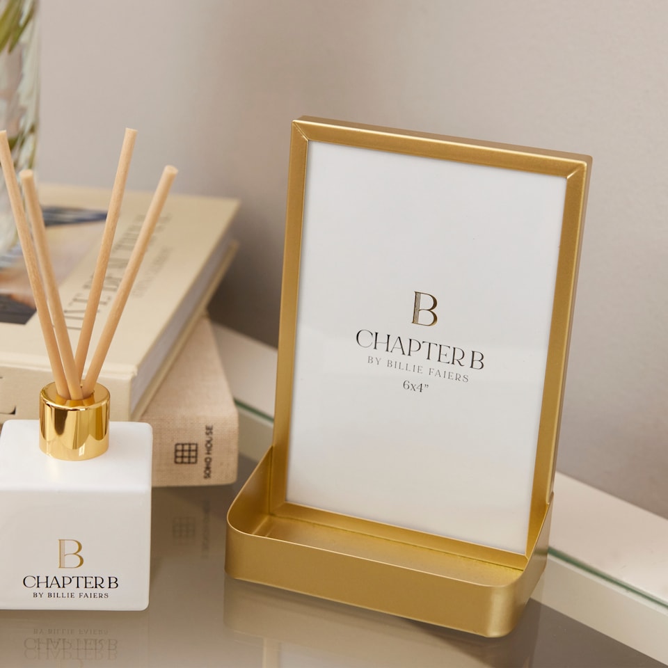 image 1 of Chapter B Gold Shelf Photo Frame 6X4