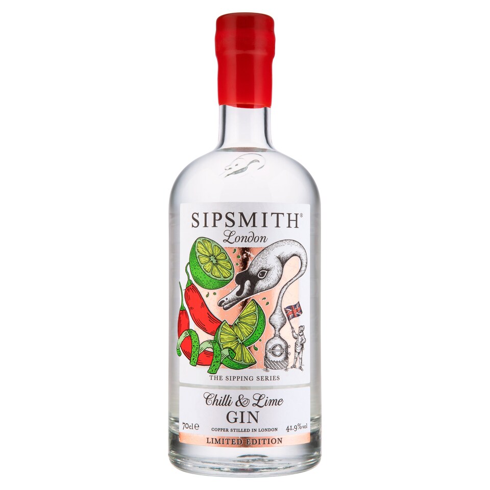image 1 of Sipsmith London Chilli & Lime Gin 70Cl
