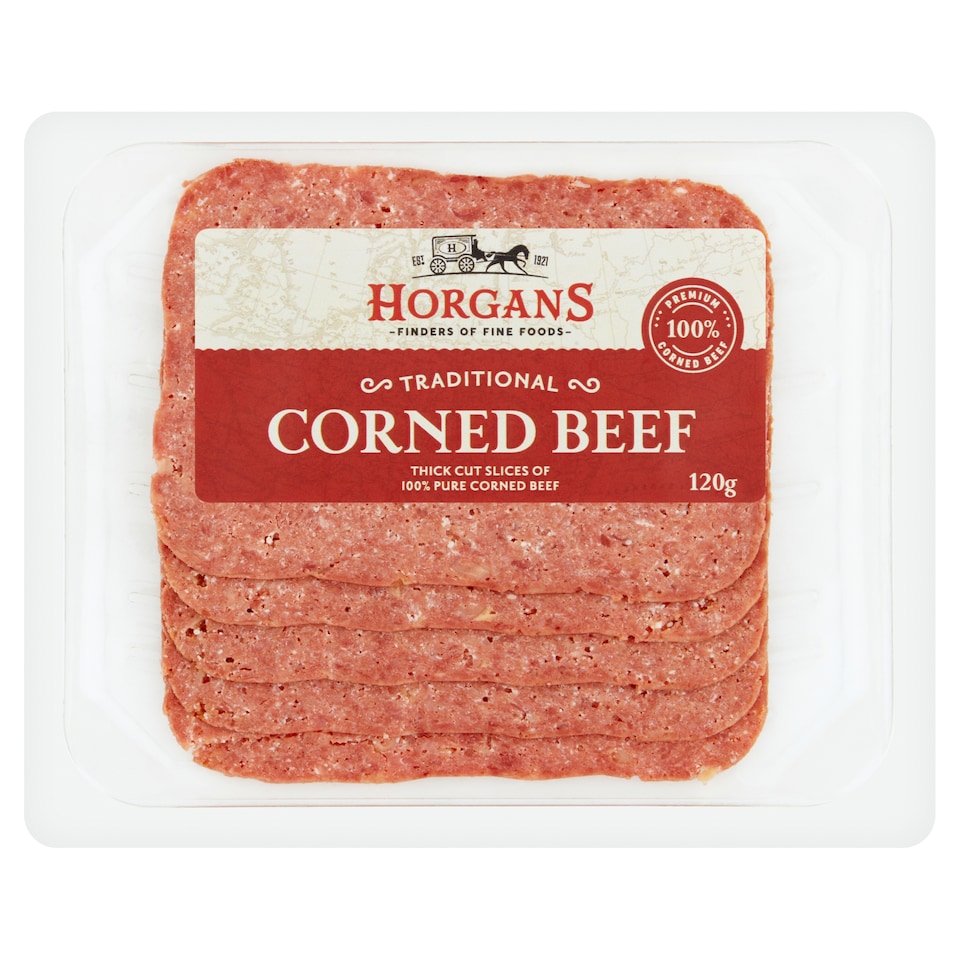 Horgan's Pure Corned Beef Slices, 120g