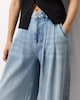image 4 of F&F High Rise Relaxed Fit Jeans in Blue