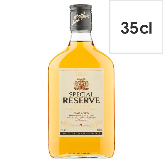 Tesco Special Reserve Scotch Whisky 35Cl Tesco Groceries