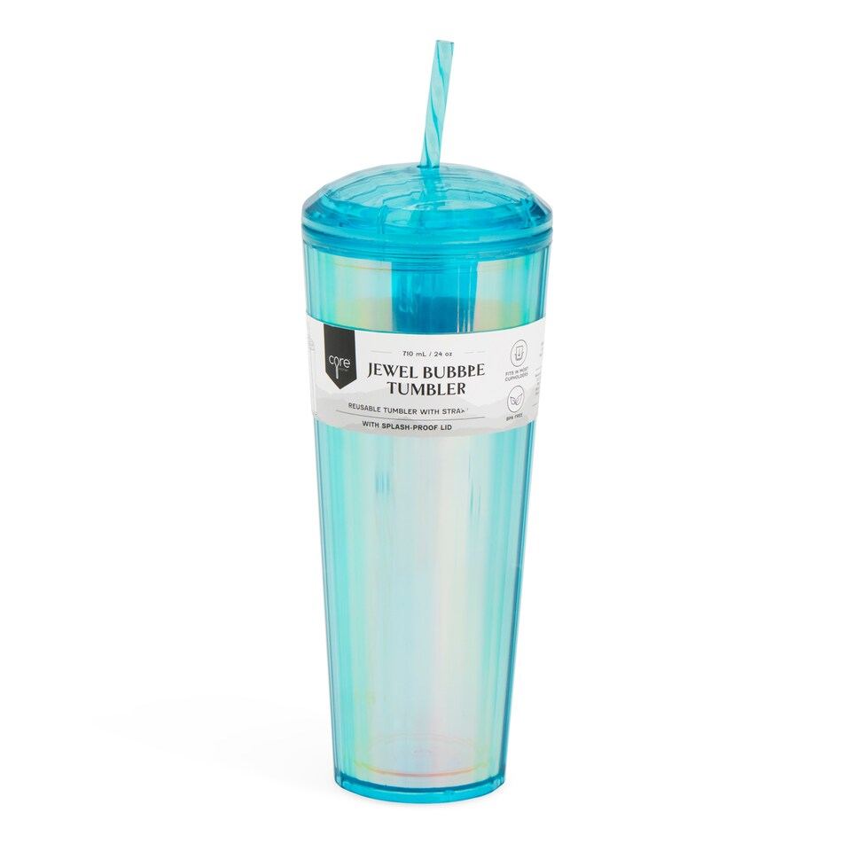 image 1 of Core Kitchen Blue Jewel Bubble Tumbler 710mL