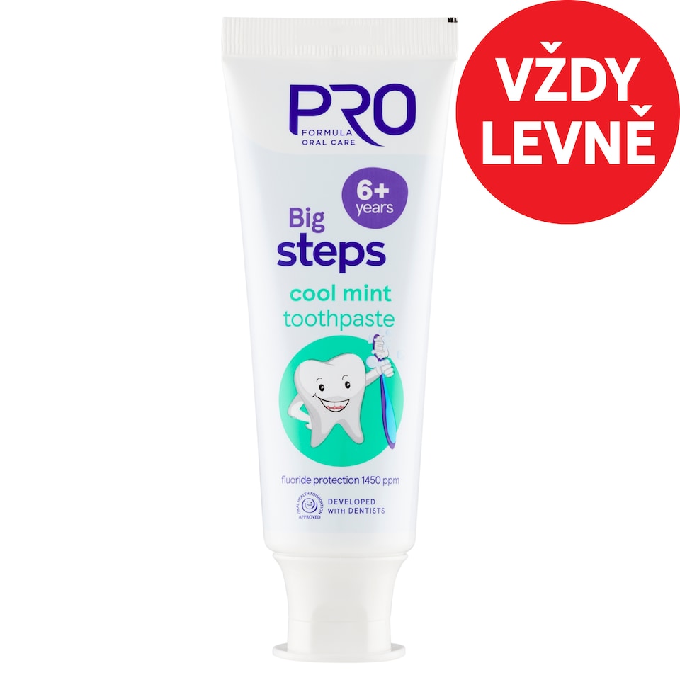 Pro Formula Big Steps Cool Mint zubní pasta pro děti od 6 let 75ml