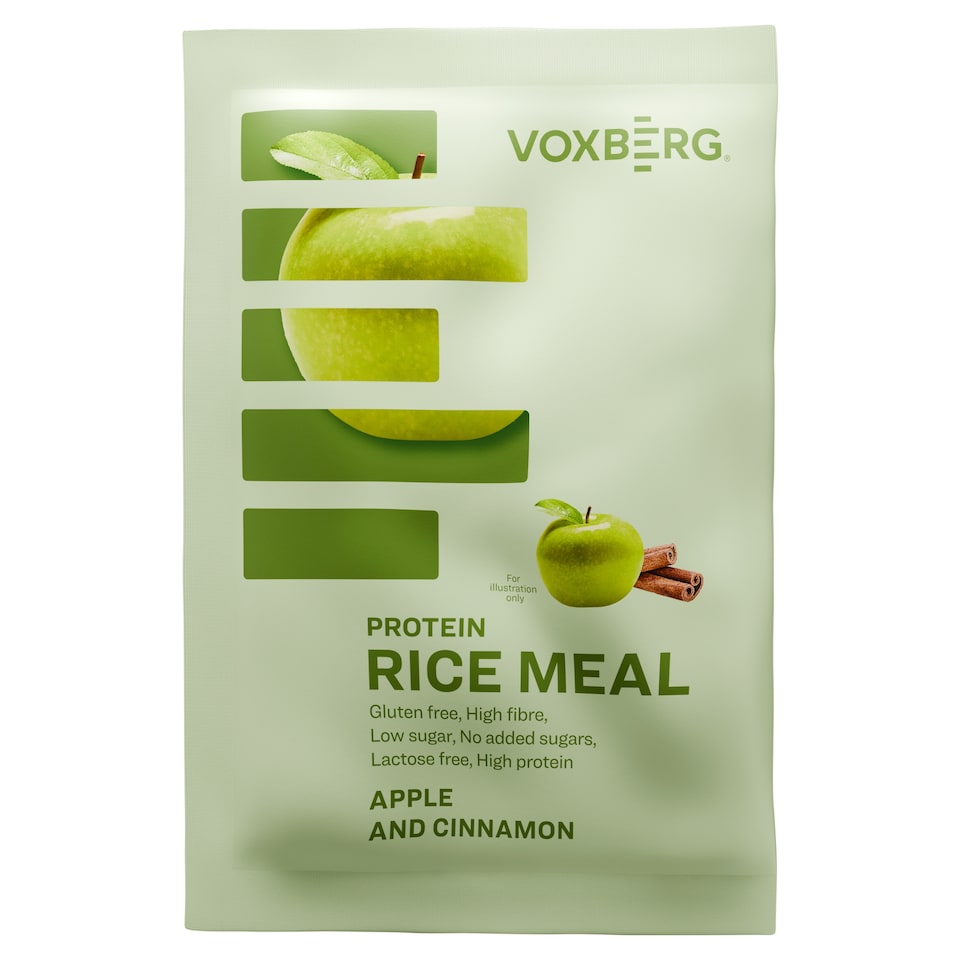 Voxberg Sypká zmes na prípravu ryžovej kaše s kúskami jabĺk a so škoricou 60 g