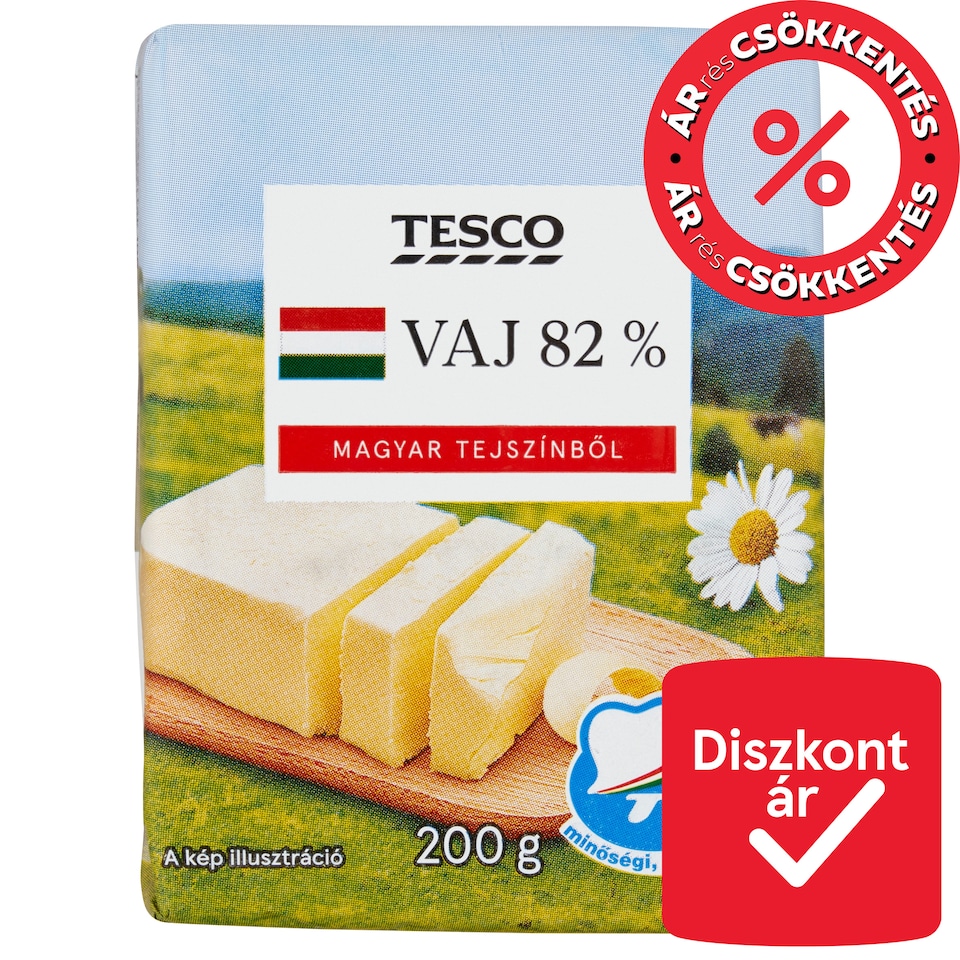 Tesco vaj 82% 200 g