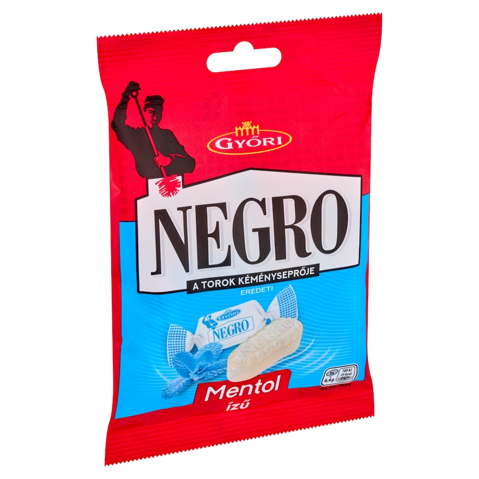 image 1 of Győri Negro Menthol-Flavored Hard Candy 63 g