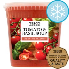 Tesco Tomato And Basil Soup 600G