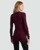 image 3 of F&F Medium Warmth Long Sleeved Thermal Top in Purple