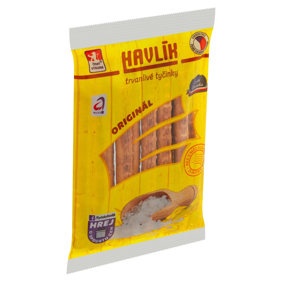 image 1 of Havlík Original Long-Life Salt Sticks with Cheese 90g