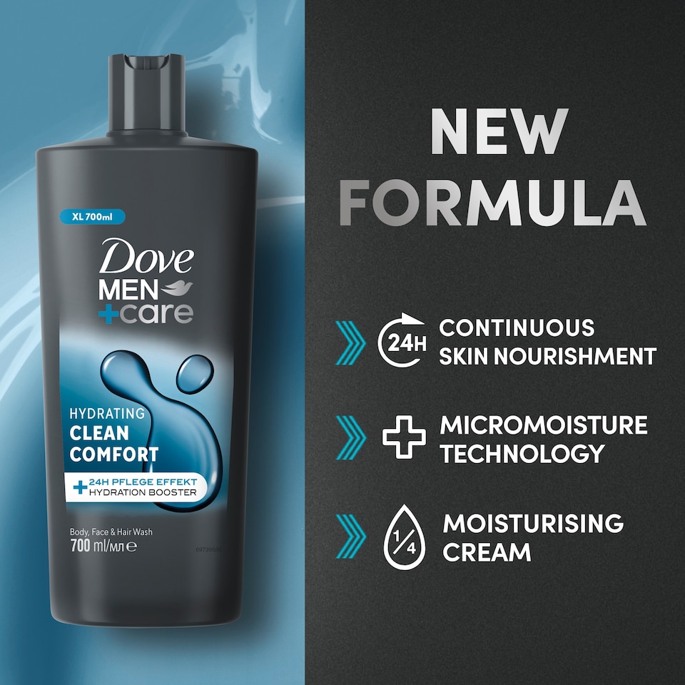 image 1 of DOVE Men+Care Shower gel clean comfort 700 ml