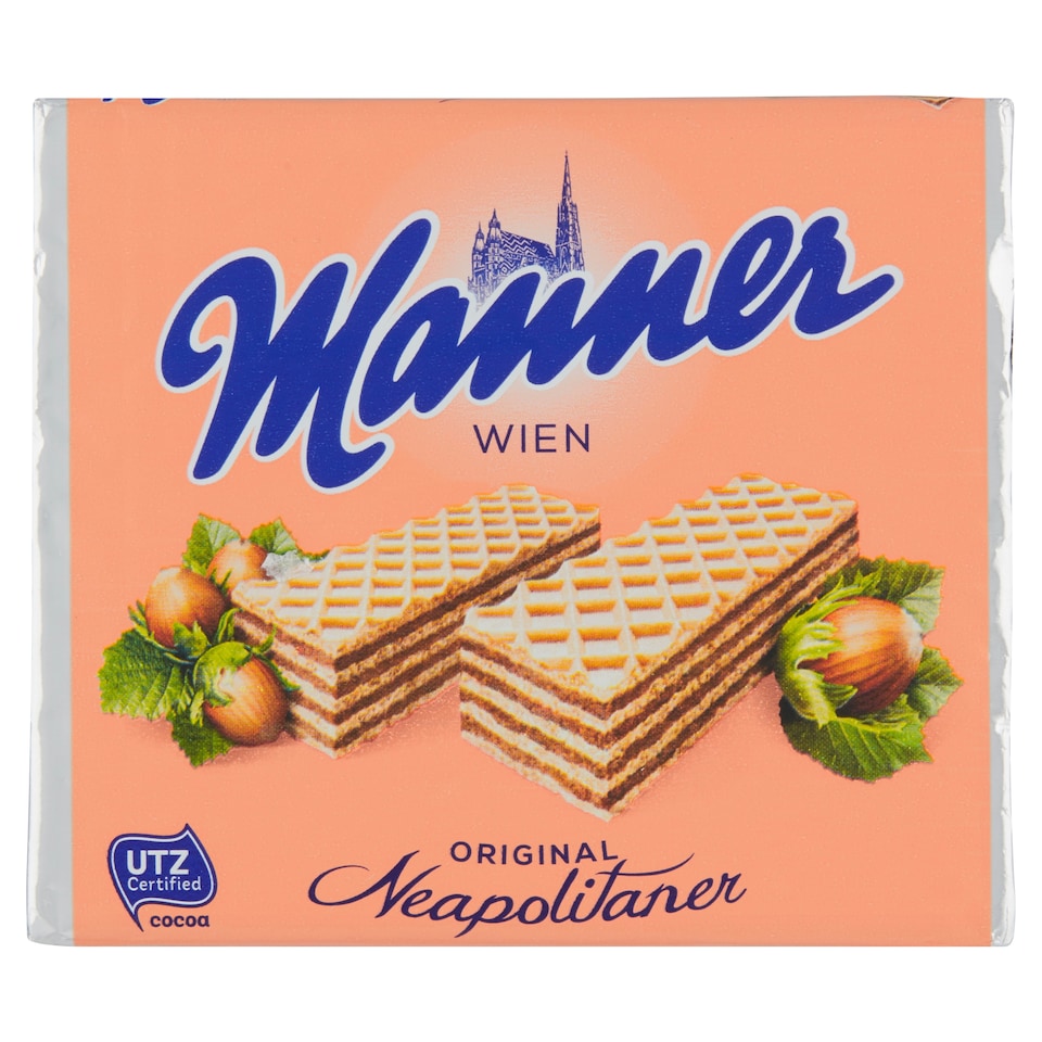 Manner Křupavé oplatky s krémovou oříškovou náplní 75g