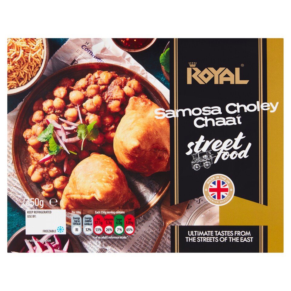 Royal Street Food Samosa Choley Chaat 350g
