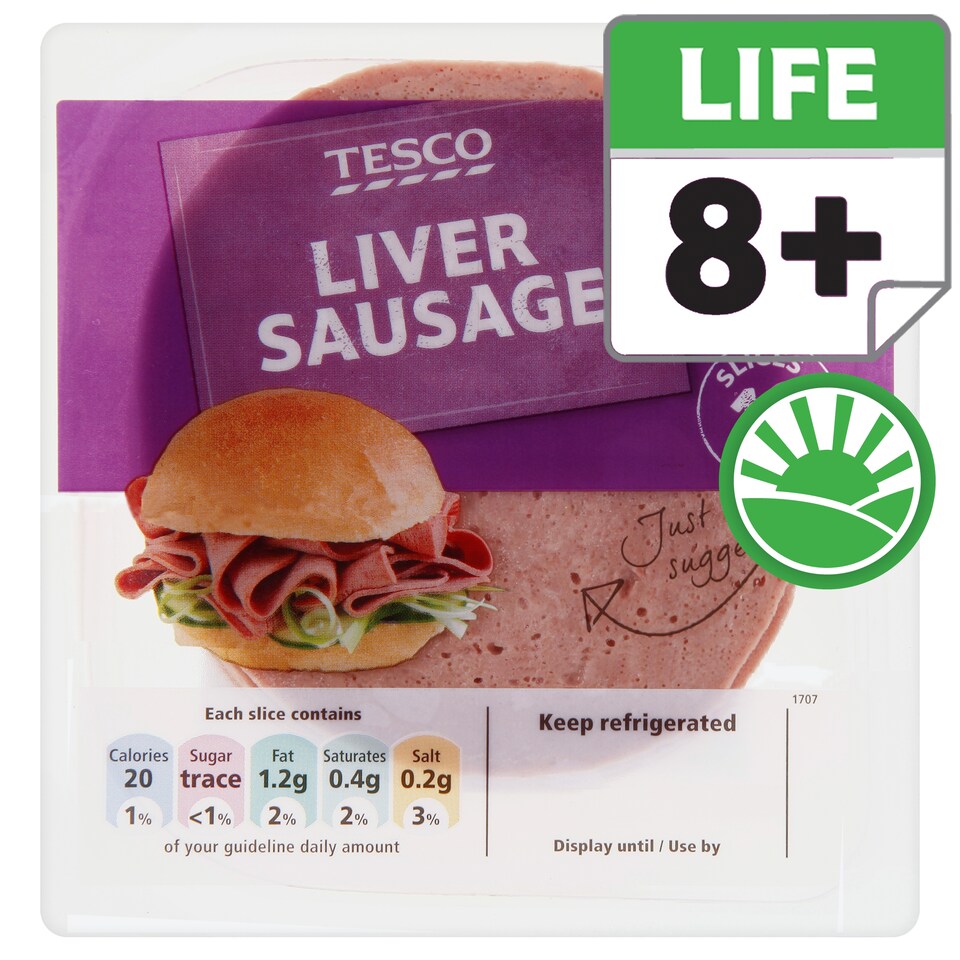 TESCO LIVER SAUSAGE 180G