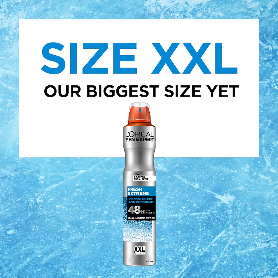 image 1 of L'Oreal Men Expert Fresh Extreme Antiperspirant Deodorant 300Ml