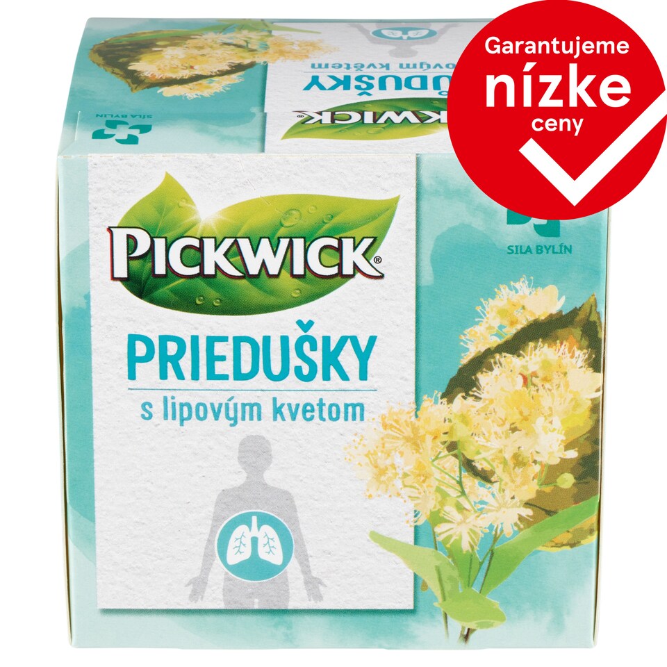 obrázok 1 z Pickwick Priedušky s lipovým kvetom bylinný čaj 10 x 2,2 g (22 g)