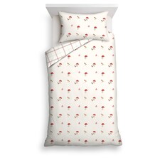 Tesco Mushroom Brushed Duvet Set Single