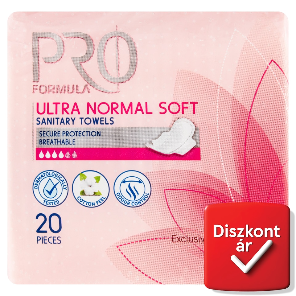 Tesco Pro Formula Wings Ultra Normal Soft egészségügyi betét 20 db