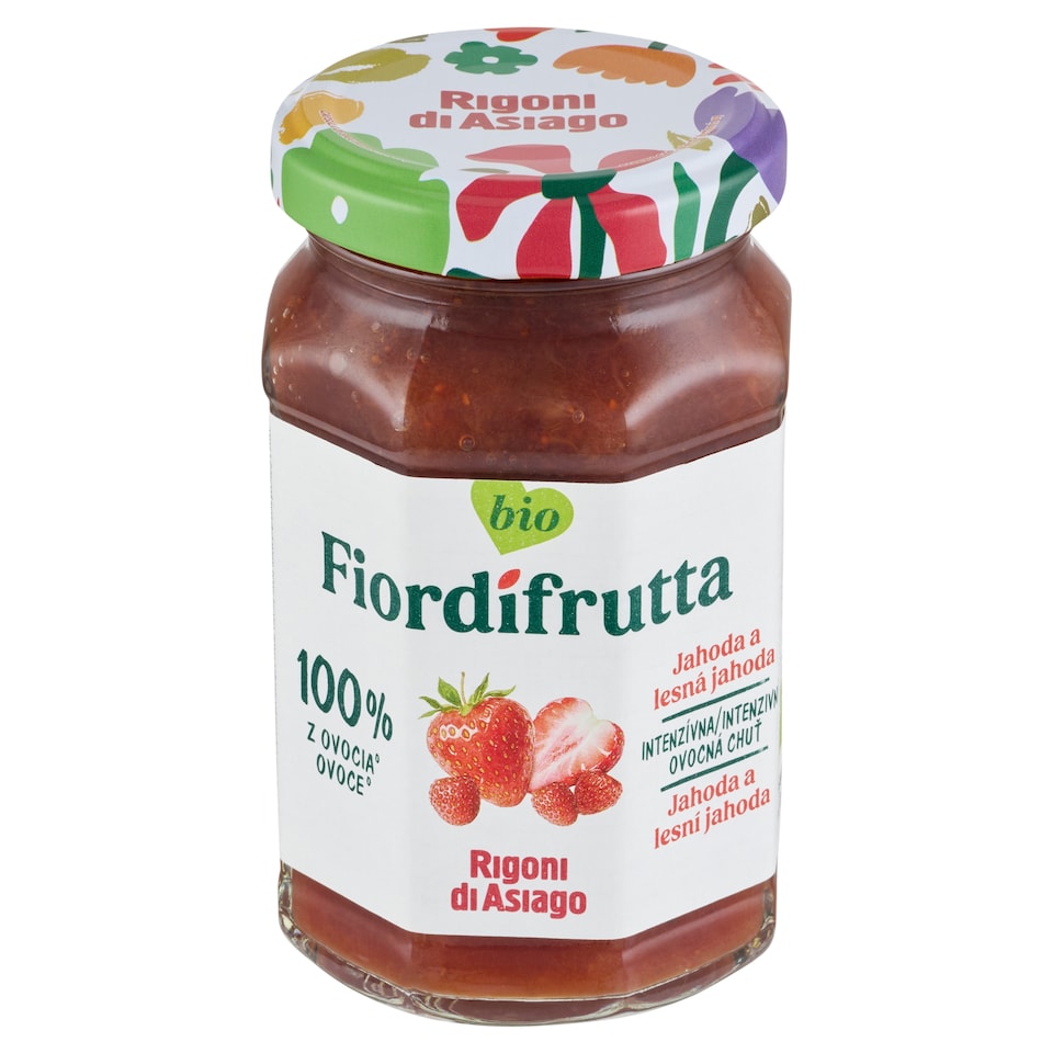 Obrázek 1 pro produkt Rigoni di Asiago Fiordifrutta Bio jahoda a lesní jahoda 250g