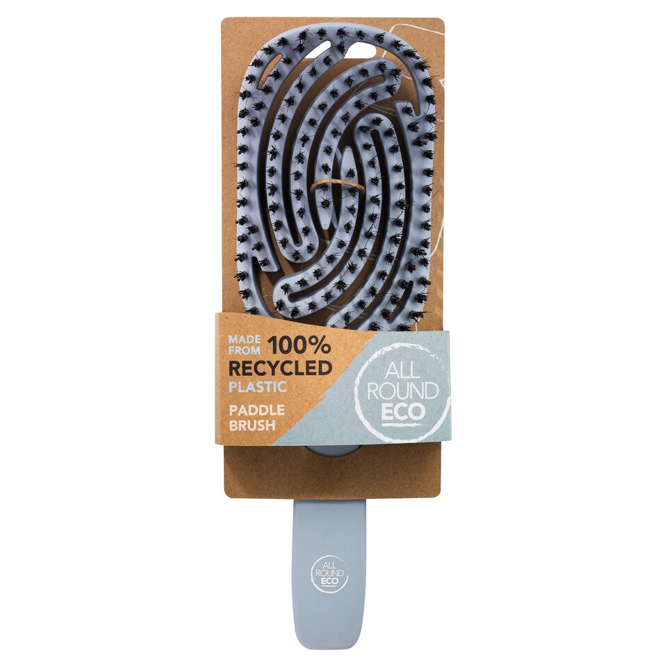 All Round Eco Tufted Bristle Paddle Brush