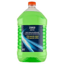 Tesco Auto Letná zmes do ostrekovačov citrusová vôňa 4 l