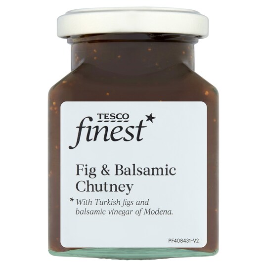 Tesco Finest Fig & Balsamic Chutney 210G Tesco Groceries
