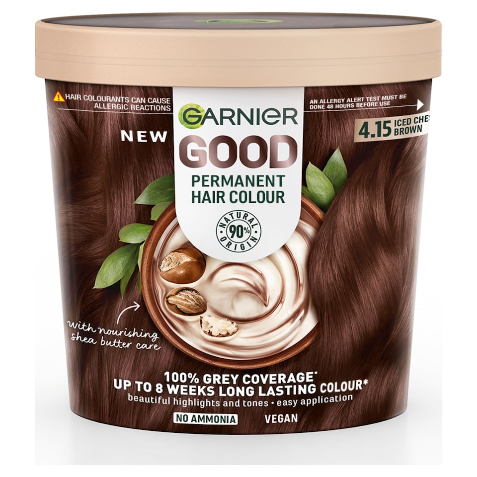 image 1 of Garnier Good Permanent Hair Colour - 4.15 Iced Chestnut Brown