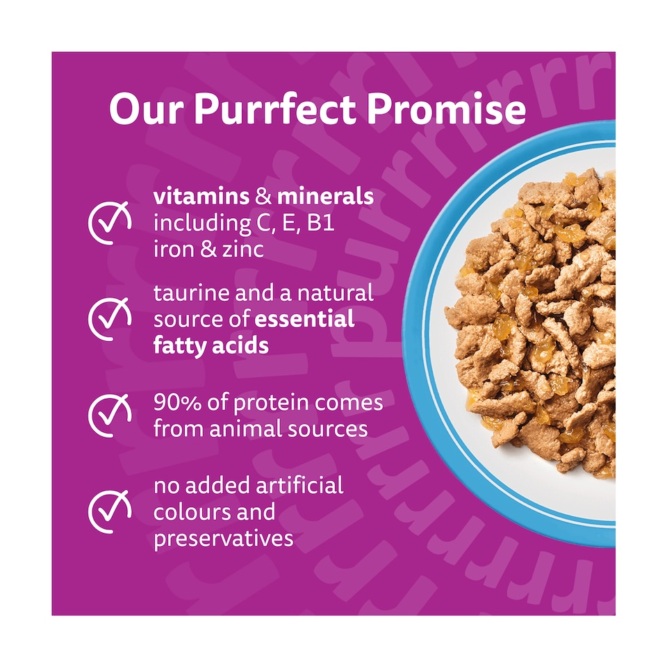 image 1 of Whiskas Adult Cat Food Pouches Fish Favourites in Jelly 40x85g