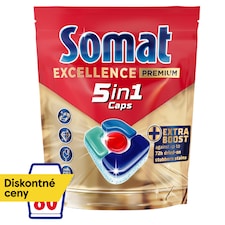 Somat Excellence Premium 5in1 kapsuly do umývačky riadu 80 ks 1488 g