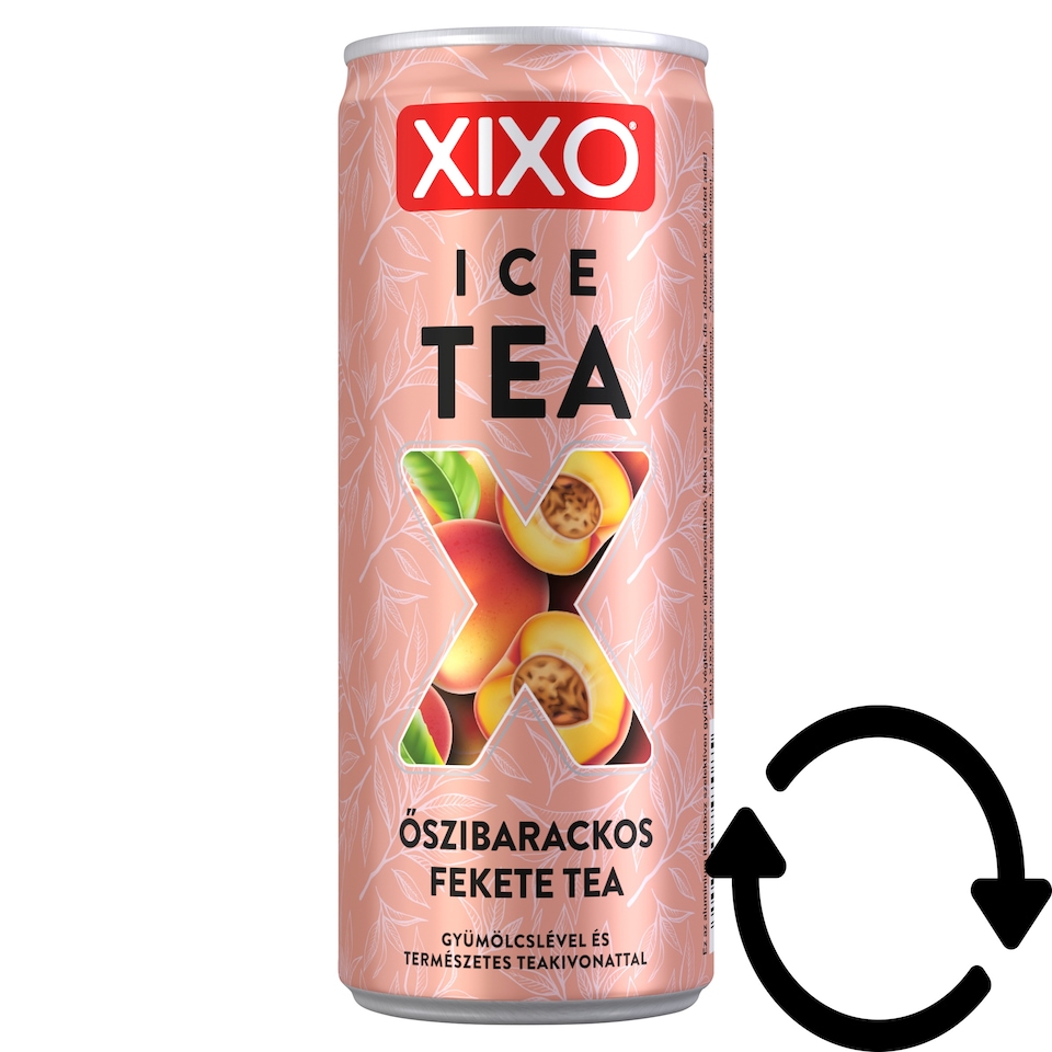 XIXO Ice Tea Peach Iced Tea with Fruit Juice and Natural Tea Extract 250 ml