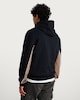 image 4 of F&F Cotton Rich Panelled Drawstring Hoodie in Navy