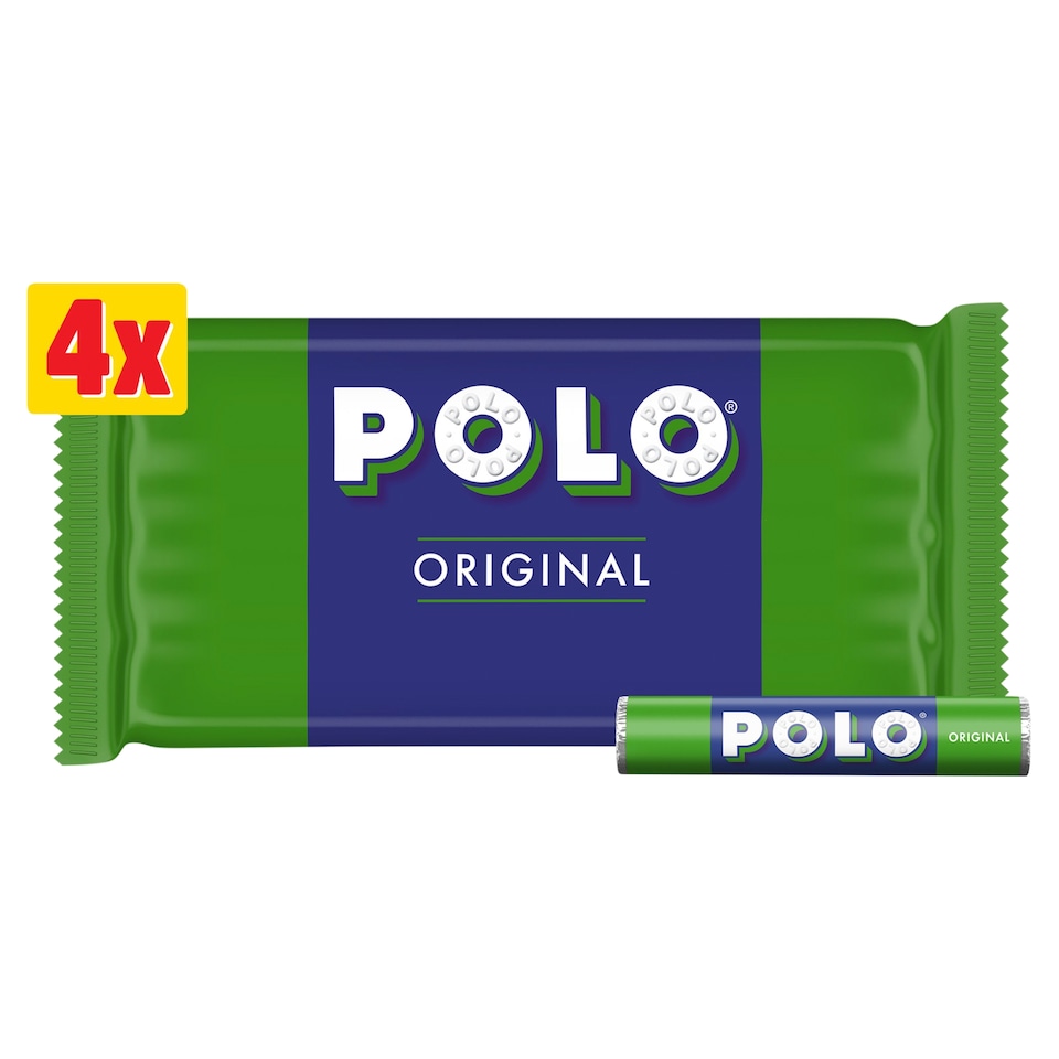 image 1 of Polo Original Mint Tube Multipack 34g 4 Pack