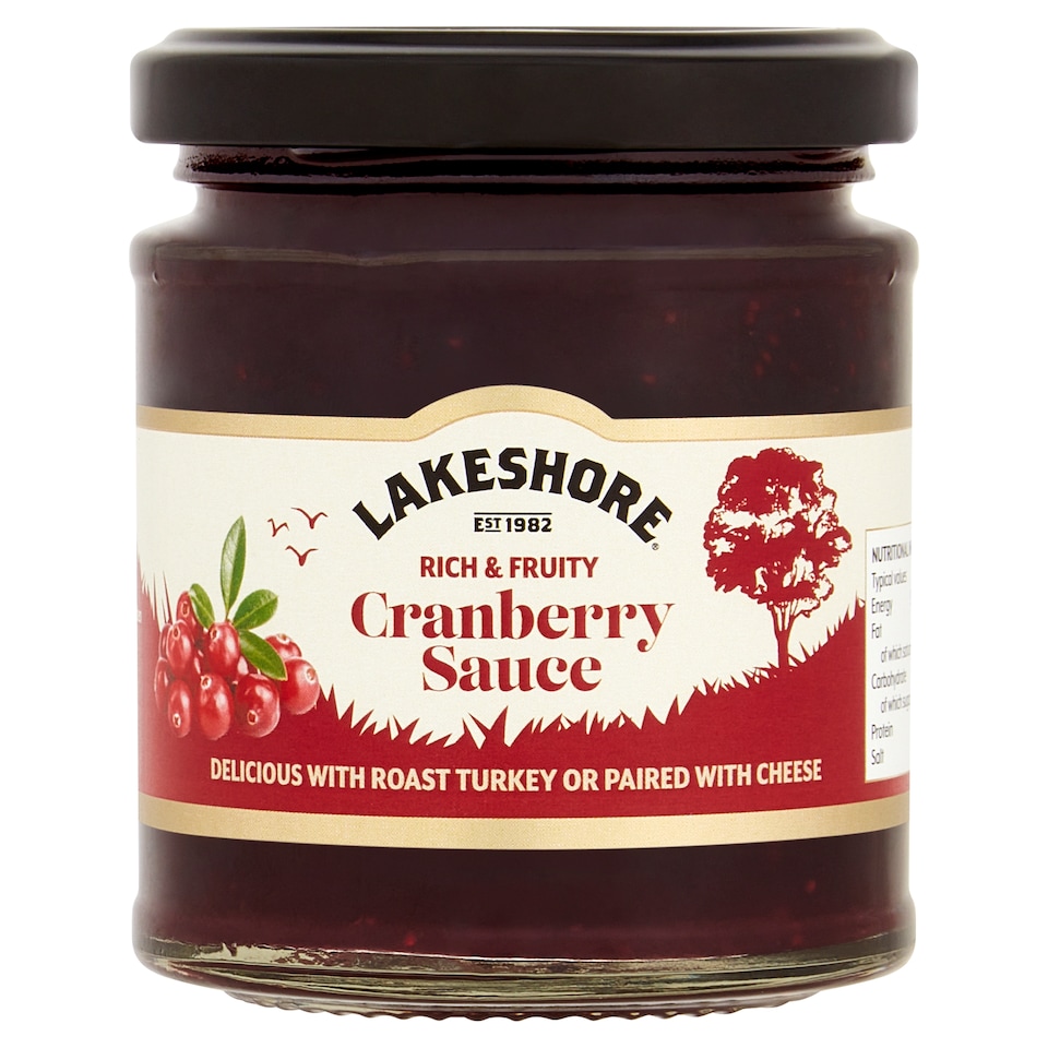 Lakeshore Cranberry Sauce 200G Jar