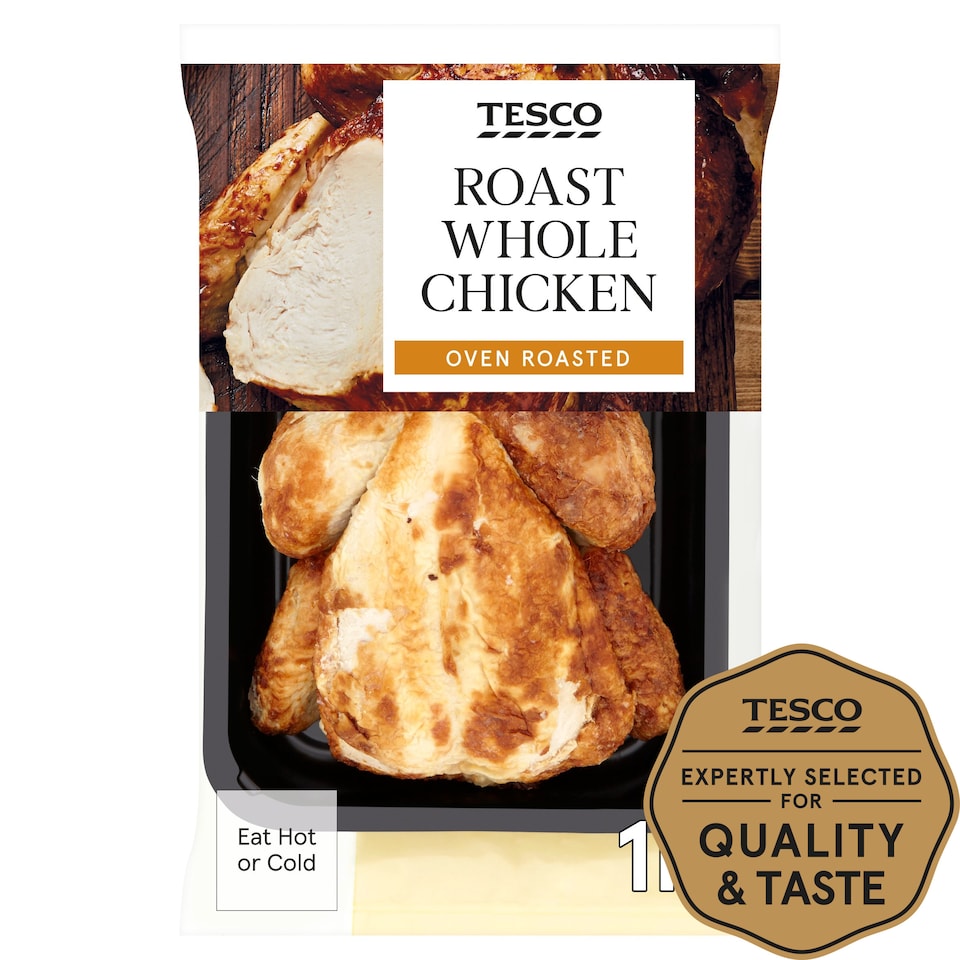 Tesco Roast Whole Chicken 1Kg Tesco Groceries