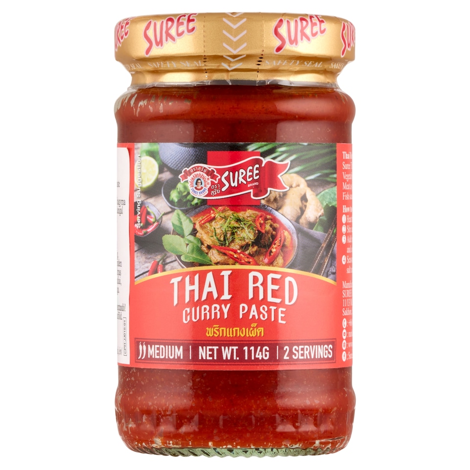 image 1 of Suree Thai Red Curry Paste 114 g