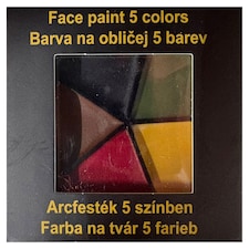 Farba na tvár 5 farieb 30 g