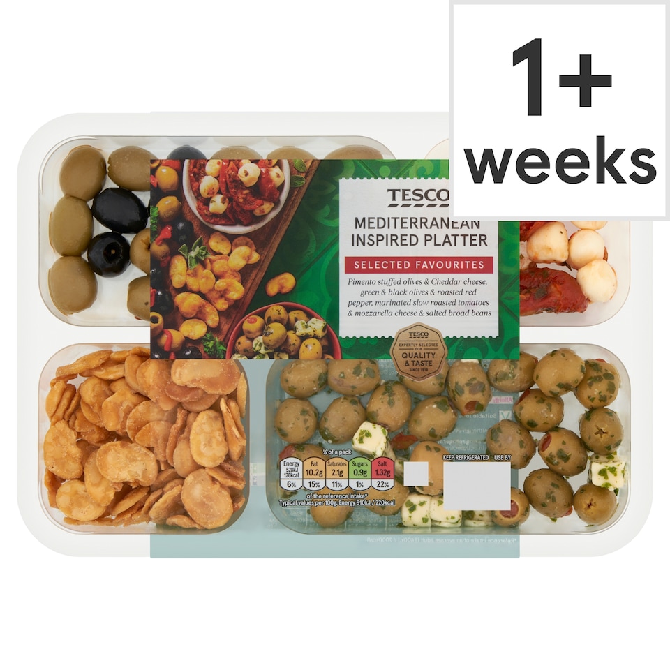 Tesco Mediterranean Inspired Platter 230G