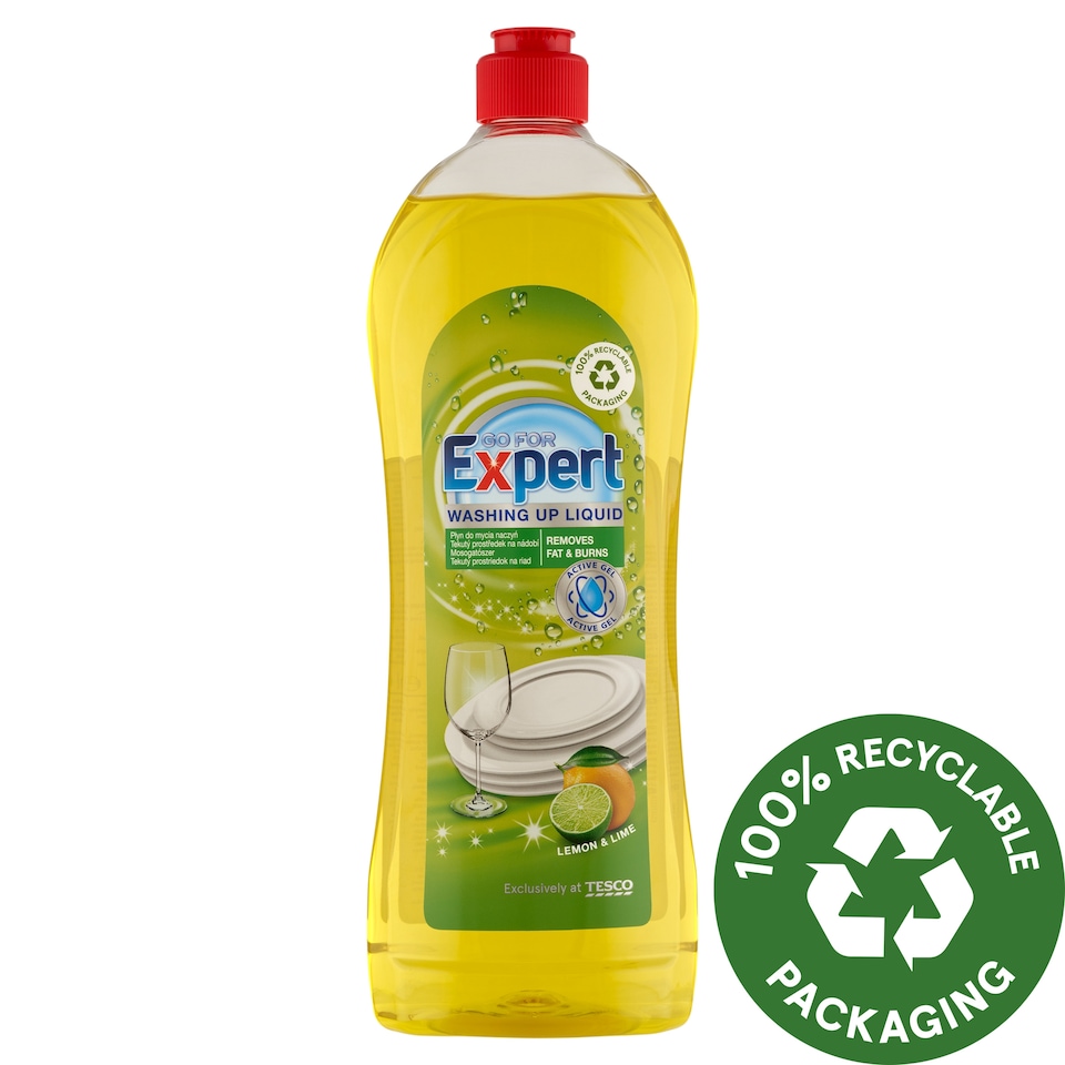 Go for Expert Lemon & Lime tekutý prostriedok na umývanie riadu 900 ml