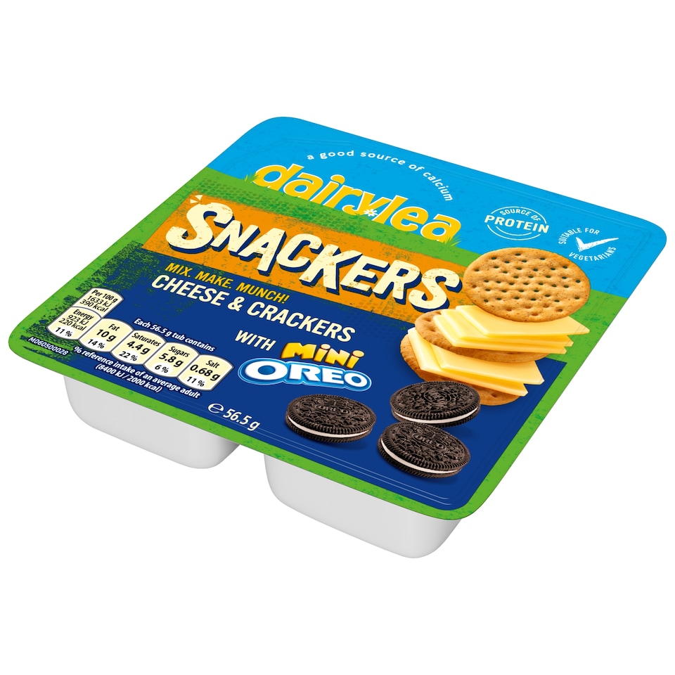 image 1 of Dairylea Snackers with Mini Oreo 56.5g